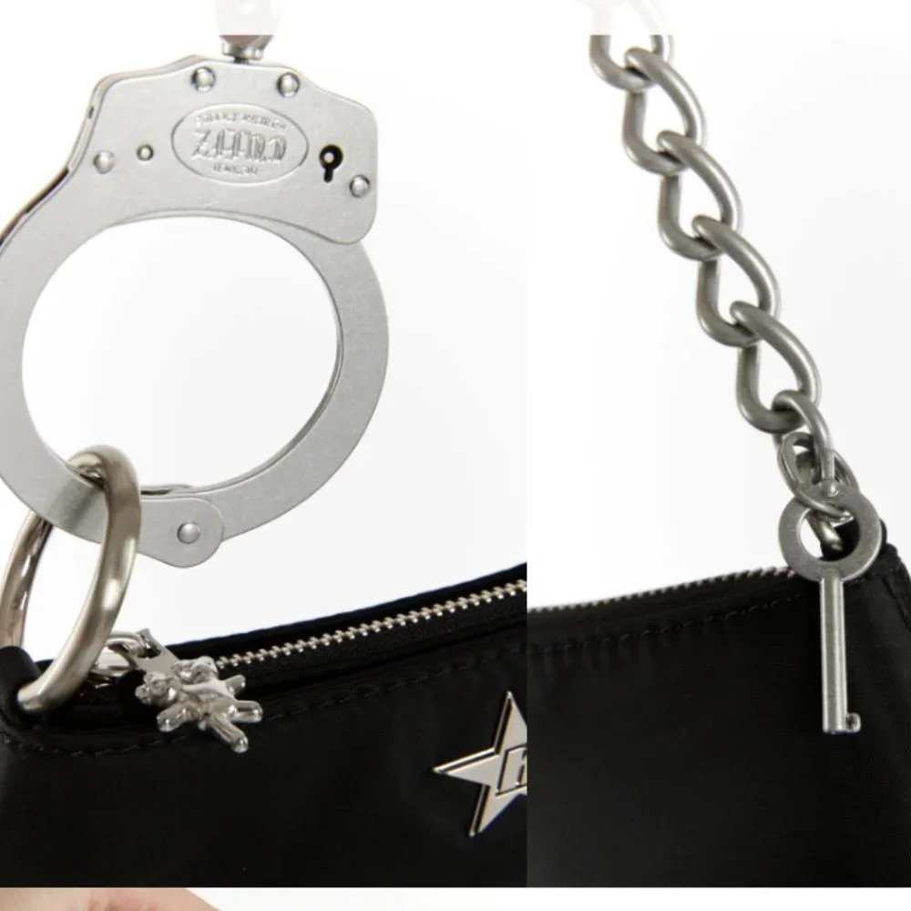 NWT! Marc Jacobs Heaven CUFFZ Mini Bag Black - Picture 8 of 13
